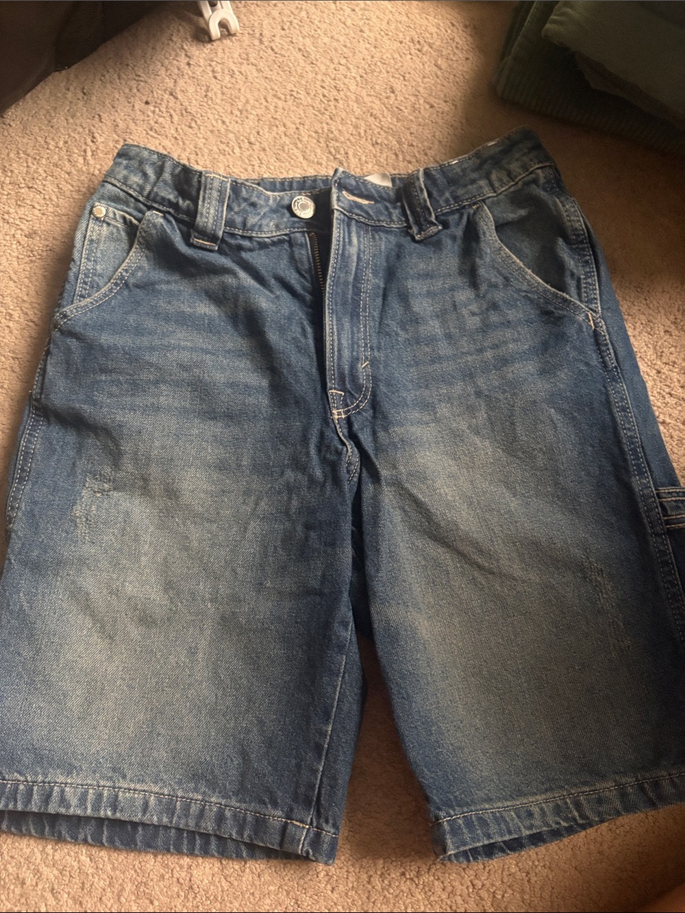 Men's Blue Denim Shorts